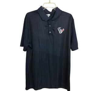 M909) NFL Team Apparel Houston Texans Short Sleeve Polo XL